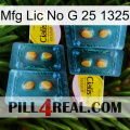 Mfg Lic No G 25 1325 cialis5